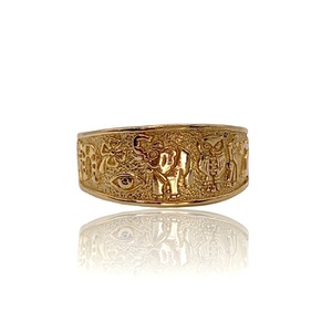  5.5– Resizing Available – 1.76 DWT (2.74g) 14KT Yellow Gold Ring Band 