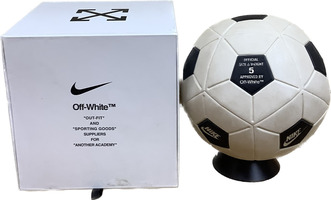 Nike Air Magia Off White Soccer Ball Size 5 SC3520 – Open Box, Rare Collectible
