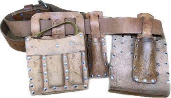 Klein Tools 5190 2 Pocket Pouches Tool Belt - Used