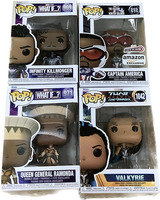 Funko POPs Marvel Bundle _ Captain America, Infinity Killmonger