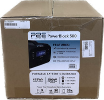 Phase2Energy P2EPB500 Powerblock 500 Portable Battery Generator - Brand New