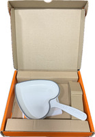 Le Creuset Blanc Shiny White Cast Iron Heart Skillet 6 1/3” – New Open Box
