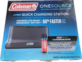 Brand New Coleman One Source 4-Port Quick Charging Station