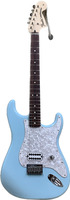 Fender Stratocaster Tom DeLonge with Invader SH8 Pickup - Daphne Blue Guitar