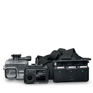 DJI Osmo Action 4 Camera – Used – SN 115402 – 3 Batteries + Charging Case 