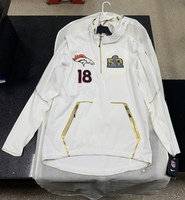 NFL Denver Broncos Peyton Manning Super Bowl 50 Media Day Jacket Nike – New