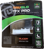 TruGlo TFX Pro Tritium Fiber Optic Handgun Sight – Ruger American 9mm/.45ACP 