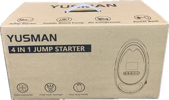 Yusman P01 4-in-1 Jump Starter - Brand New, Original Box Included