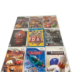 Nintendo Wii – Lot of 9 Assorted Games