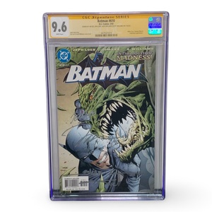 CGC Batman #610 – 9.6 NM+ – 4X Signed (Jim Lee, Jeph Loeb, Alex Sinclair,Scott)