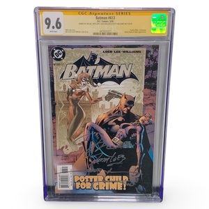 CGC Graded Batman #613 – 9.6 NM+ – 4X Signed (Jim Lee, Jeph Loeb, Alex Sinclair)