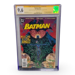 CGC Graded Batman #611 – 9.6 NM+ – 4X Signed (Jim Lee, Jeph Loeb, Alex Sinclair)