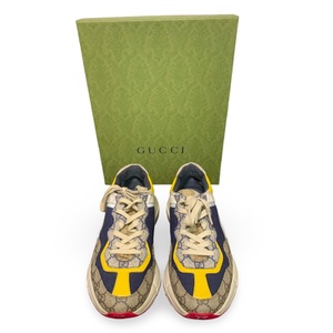 Gucci Monogram Rhyton GG Supreme Jacquard Canvas Women’s Size 7 Sneakers