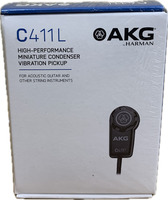 AKG C411L High-Performance Miniature Condenser Vibration Pickup – Brand New