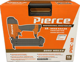 Pierce Professional 18GA Finish and Trim Crown Molding Brad Nailer – Brand New