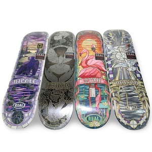 REAL Skateboards – Stained Glass Series Decks – “ISHOD” “NICOLE” “MASON” “ZION” 