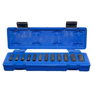 Blue Power Cordnwall 12-Piece 1/4" Drive Metric Deep Magnetic Bit Set, Pre-Owned