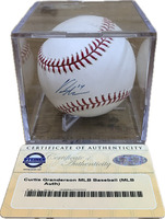 MLB Curtis Granderson Autographed Baseball - Steiner Certified