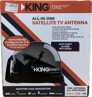 King KOP4800-C0 One Pro Premium Satellite TV Antenna - Brand New