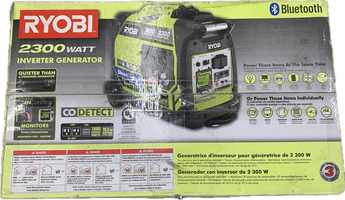  RYOBI RYI2322VNM 2,300 Watt Bluetooth Quiet Gas Powered Inverter Generator 