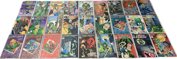 Vintage DC Green Arrow Comic Book Lot (1988-1989) – 27 Total Comics!