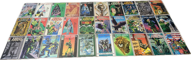 Vintage DC Green Arrow Comic Books Lot (1990-1991) - 30 Total Issues