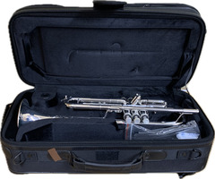 S.E. Shire Q10R Silver Plate Trumpet - New with Possible Defects