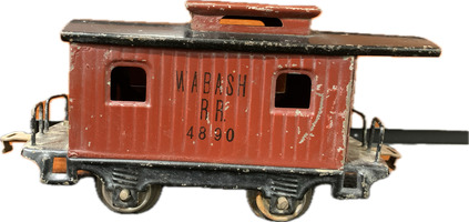 Lionel 801 Prewar O Gauge Wabash RR Caboose #4890 Train - Used