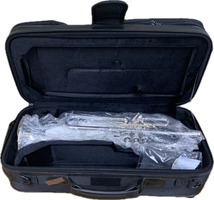 S.E. Shires Q10R Silver-Plated Trumpet – New with Possible Defects