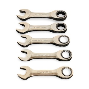 Snap-on OXKRM705 5-Piece Metric Reversible Ratcheting Wrench Set – Used