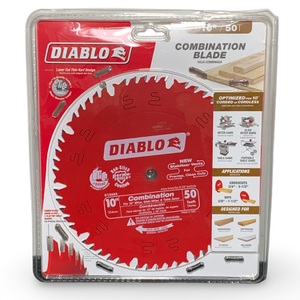 Diablo D1050X 10" 50-Tooth Saw Blade – New