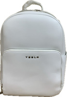 Tesla White Large Backpack – Size Large – Pre-Owned (Like New) with Original Box