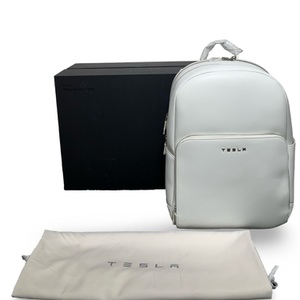 Tesla Backpack – Large Size – White – Like New in Original Box