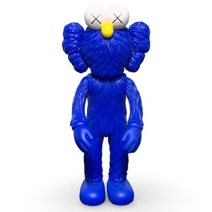 Kaws BFF 2017 MoMa Edition Blue Vinyl Figurine - Open Box - Excellent Condition