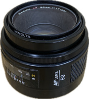 Minolta Maxxum AF 50mm F/1.7 (22) 49mm Camera Lens - Pre-Owned