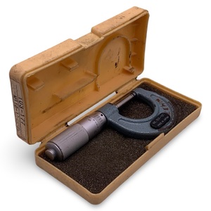 Mitutoyo 103-127 Outside Micrometer – Slightly Used – Tool Only in Beige Case