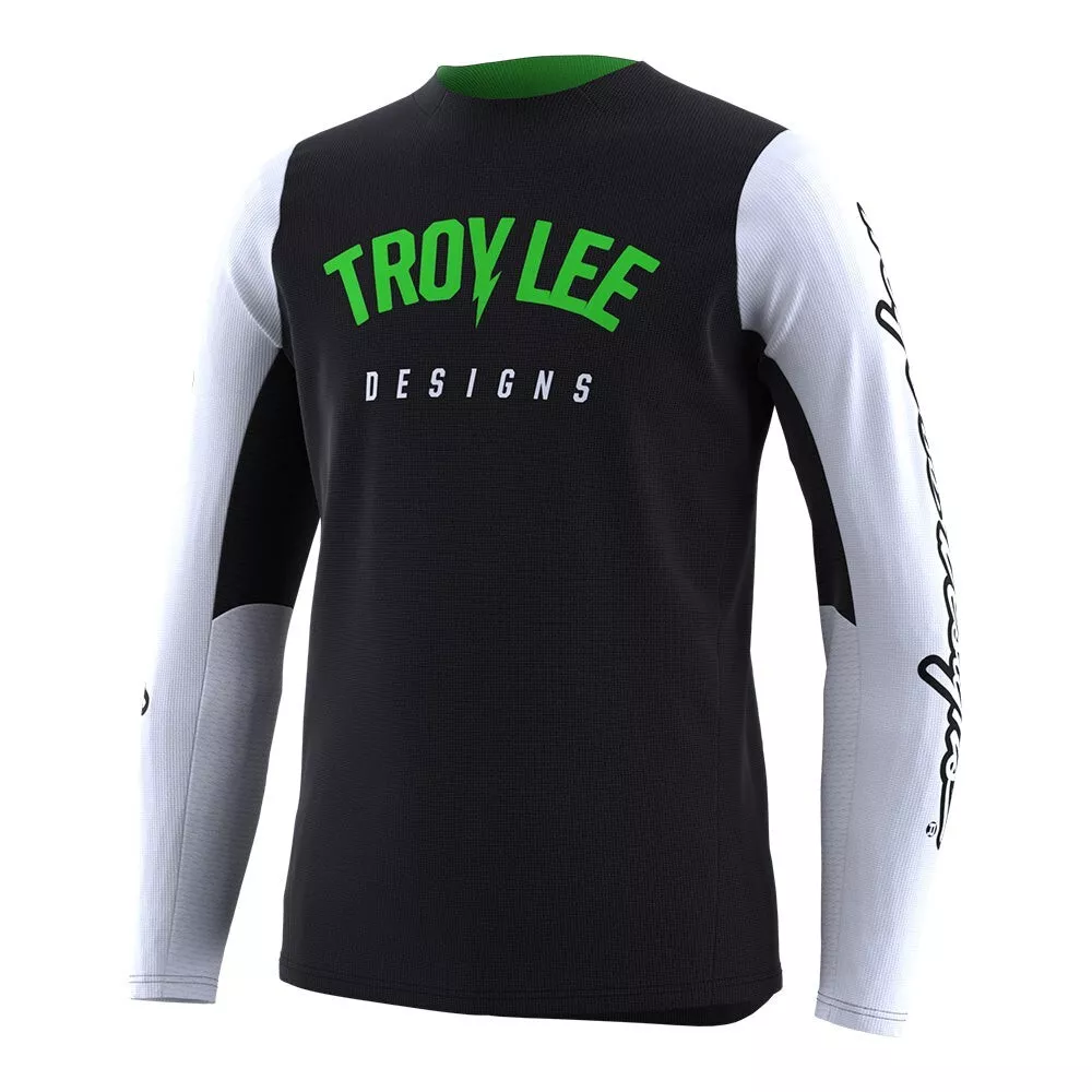 Troy Lee Youth GP Pro Boltz Black White Motocross Jersey Size Large - New