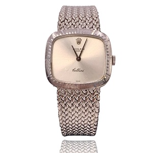 Rolex Cellini 4084 18K White Gold Vintage Ladies Watch – 1976 Manual Wind 