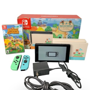 Nintendo Switch Animal Crossing Edition – Used, With Animal Crossing Game