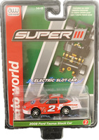Auto World Super III 2008 Ford Taurus Stock Car Slot Car – Brand New!