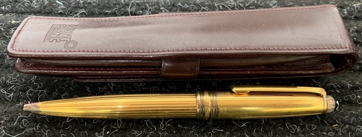 Montblanc Meisterstück .925% Silver Gold-Plated Pen – Pre-Owned