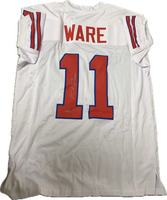 Andre Ware Autographed Football Jersey with Certificate of Authenticity