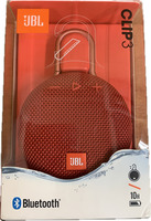JBL Clip 3 Portable Bluetooth Speaker – Red – Brand New & Sealed