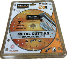 Ridgid V-Tech 7" Diamond Blade – Metal Cutting - New