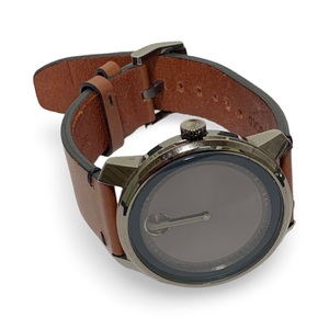 Movado Bold MB.01.1.34.6183 Wristwatch – Used – Brown Leather Strap