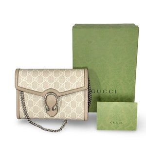 Gucci Dionysus GG Supreme Super Mini Suede Chain Shoulder Bag – Used