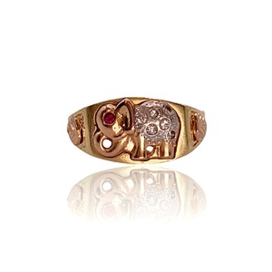 Size 7– Resizing Available – 2.76 DWT (4.29g) 14KT Yellow Gold Women’s Ring 