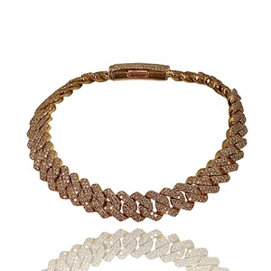  10KT (26.30 DWT / 40.90g) – Yellow Gold Cuban Bracelet – Approx. 5.0ctw 