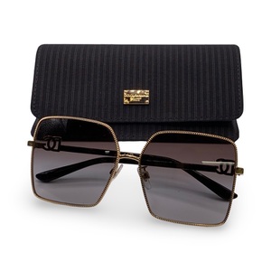 Dolce & Gabbana DG2279 Gold/Light Grey Gradient Black 60mm Women's Sunglasses 