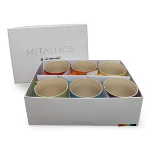 Le Creuset Metallics Cups (Set) – New Open Box (NOB)